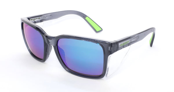6206 Smoke PC lens with Green Mirror