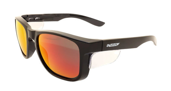 Polarised 6213 Smoke PC lens with Orange Mirror finish